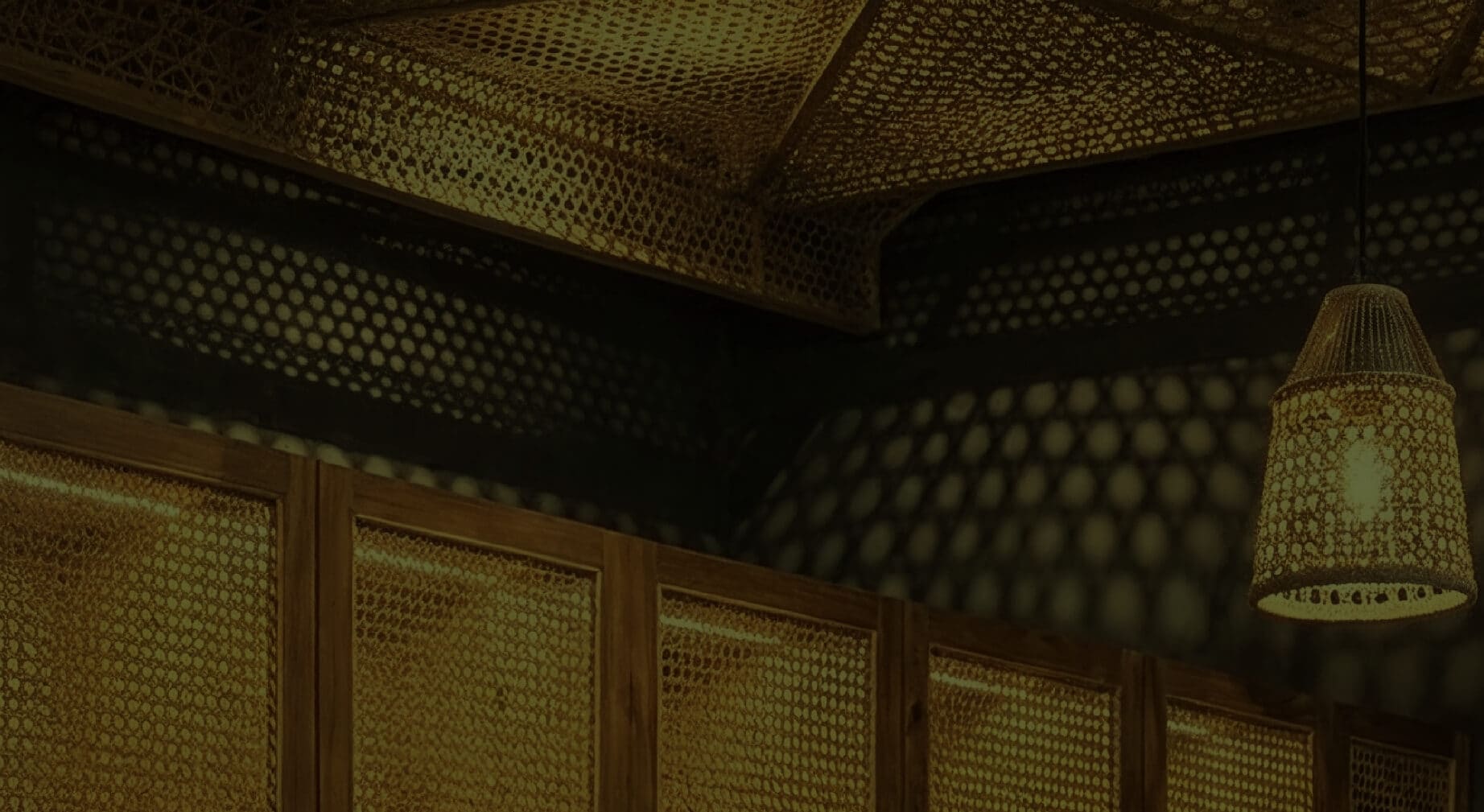 Woven screens and warm natural textures from the M Mira public concept imagery